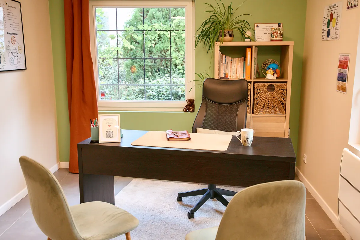 Bureau d'accueil du cabinet de kinésiologie à Wasquehal